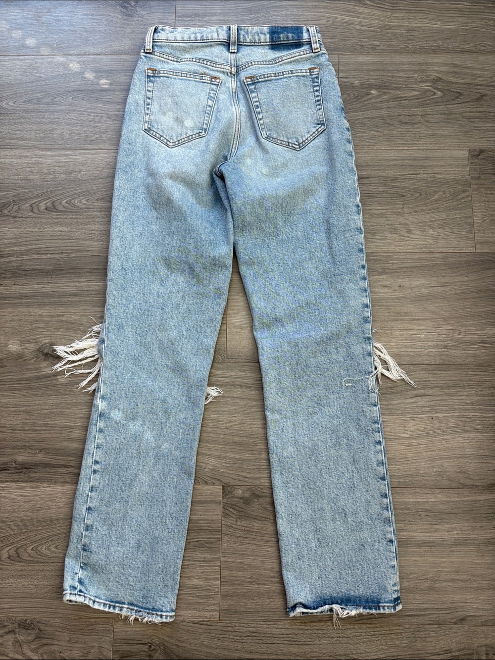 Abercrombie & Fitch Women’s 90s Straight Ultra High-Rise Jeans, Size 27 - Picture 2 of 6
